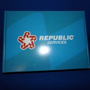 Republic Services Medium Cardboard Storage Box w/ Flaps